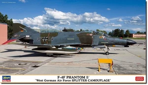 Hasegawa 1/72 West German Air Force F-4F Phantom II Splitter camouflage plastic - Picture 1 of 4