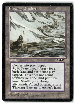 MTG Thawing Glaciers - Alliances Heavily Played English - Image 1 of 2