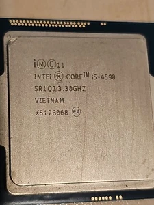 Lot Of #2 Intel Core i5-4590 3.3GHz LGA1150 SR1QJ 4-Core CPU - Tested - Picture 1 of 3