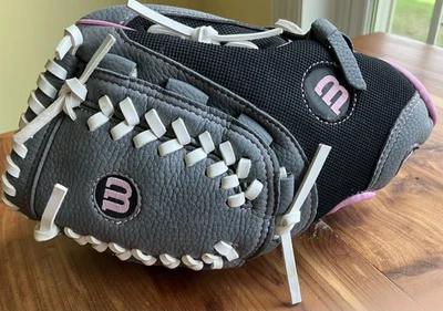 Wilson Baseball Glove A150 Girls Pink Grey Child Size 10.5" - Image 1 of 4