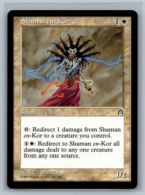 Magic The Gathering Stronghold Shaman en-Kor MTG TCG CCG - Image 1 of 2