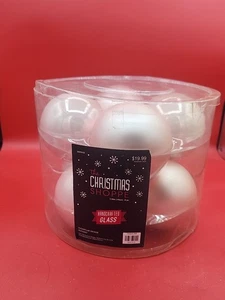 8 Christmas shop, handcrafted glass gloss Pink ornaments  - Picture 1 of 2