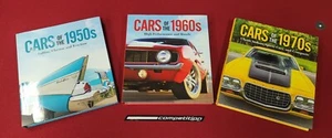 New 3 Book Set of  *Cars of the 1950s * Cars of the 1960s * Cars of the 1970s - Picture 1 of 12
