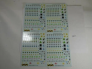 Chaos Space Marine Transfer Sheet x 4 Fully Intact 40k A29 - Picture 1 of 3