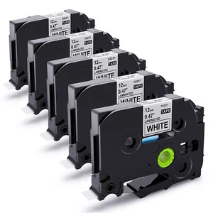 5x Schriftband TZe-231 12mm für Brother P-Touch PT-H100LB E100 H105 1000 1010 - Bild 1 von 7