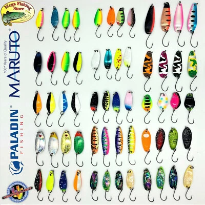 PALADIN Maruto UV Trout Spoon / Forellen Blinker - 60 Sorten Profi Trout Spoons - Bild 1 von 4