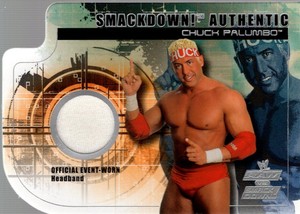 2002 Fleer WWE Raw vs. SmackDown SmackDown Authentics Chuck Palumbo Headband