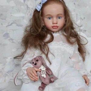 Kit Hágalo Usted Mismo Pintado Muñeca Renacida 40 pulgadas Pelo Enraizado Niña Pequeña Muñeca Desmontada Regalo - Imagen 1 de 5