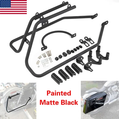 Комплект кронштейнов для переделки седельной сумки FLH для Harley Davidson Sportster 2004-2014 годов выпуска - Изображение 1 из 4