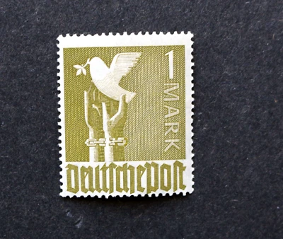 Zona de Ocupación Aliada de Alemania - 1 Paloma de la Paz Marco, Como Nueva Nueva Hamps Foto 1 de 2