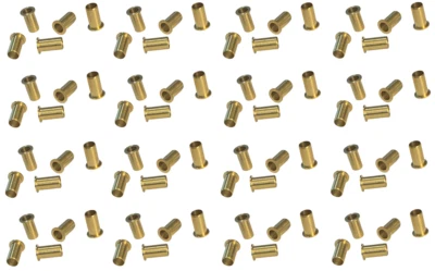 80-Pack Of Compression Tube Insert Sleeves For Hose Measuring 1/4" OD - Image 1 of 3