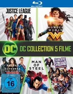 DC 5-FILM-COLLECTION - BEN AFFLECK,HENRY CAVILL,AMY ADAMS  7 BLU-RAY NEU - Bild 1 von 1