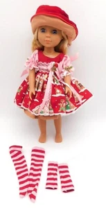 Gingerbread Holiday Dress Made for Ruby Red Fashion Friends DOLL NOT INCLUDED - Picture 1 of 8