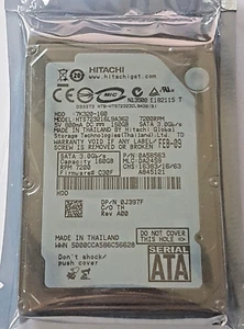 160 GB SATA Hitachi HTS723216L9A362 7200rpm 16MB HDD 2.5 " Internal Hard Disk - Picture 1 of 1