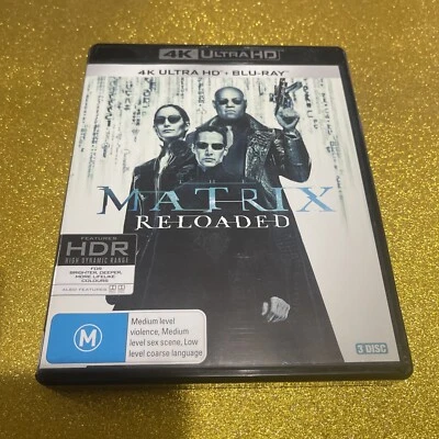 The Matrix Reloaded - Movie Collection 4K Ultra HD Blu Ray Region B - Image 1 of 4
