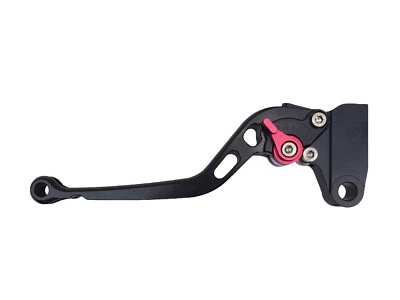 1 x black long motorcycle clutch lever red for kawasaki zr-7/s 1999 - 2003 - Image 1 of 4