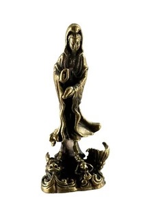 Statuette Guanyin  Avalokitasvara Déesse de la Compassion - Amulette - 2652 - Picture 1 of 6