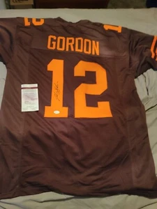 Josh Gordon Clevland Browns Autographed Custom Style Jersey COA JSA - Picture 1 of 3