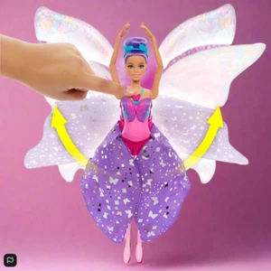 Barbie Dreamtopia Dance and Flutter Butterfly Doll - Picture 1 of 24