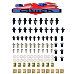 89x Fairing Bolt Kit body screws Clips For Honda SuperHawk VTR1000F 97-05 - Picture 1 of 7