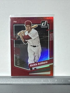 Richie Ashburn 2023 Donruss Holo Red /2023 Philadelphia Phillies - Picture 1 of 11