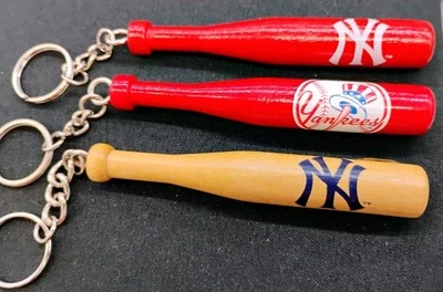 Yankees Keychains Set of 3  - Image 1 of 2