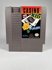Casino Kid (Nintendo Entertainment System, 1989) NES Game Cleaned & Tested