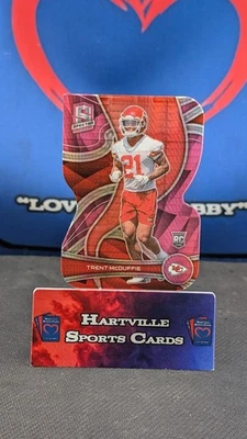 2022 Spectra Trent Mcduffie Pink Prizm Die-Cut #195 Rookie Chiefs RC /20 🔥 - Image 1 of 2