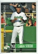 2005 Clinton LumberKings (Class A-Texas Rangers) Carlos Subero