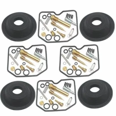 4SET FOR KAWASAKI ZX1000 A 1986-1987 Carburetor repair kit Plunger Diaphragm — 第 1/3 张图片