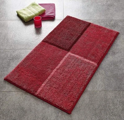 Badteppich Vorleger Teppich "RIDDER "Penny" ca. 60 x 100 Fb.: Rot 13% Rabatt - Bild 1 von 2