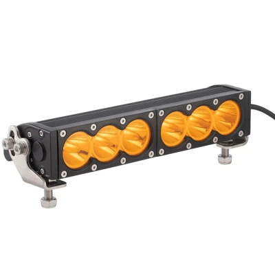 11.3'' 60W Spot LED Light Bar Amber Auxiliary Driving Fog Lamp Off-road ATV UTV Foto 1 de 4