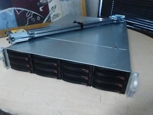 Supermicro 14b 12Gbps X10DRH-iT,(2) E5-2690 V4 14C,256GB,2x 480GB SSD,Rails - Picture 1 of 3