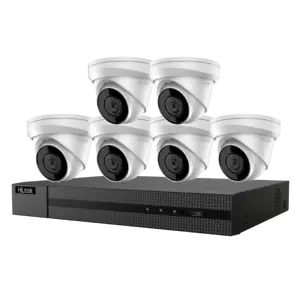 HiLook 8-Channel 4K NVR IP PoE Turret 2TB Surveillance Indoor/Outdoor Camera Kit - Picture 1 of 7