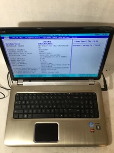 HP PAVILION DV7 NOTEBOOK - BOOTS TO BIOS - INTEL I7 2760 - 8GB RAM - READ - BB!! - Picture 1 of 8