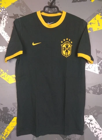 Brazil Brasil Jersey MEDIUM Shirt Nike 612167-337 ig93 Cover
