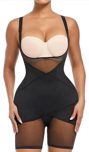Women's Waist Trainer Bodysuit Full Body Shaper Vest Tummy Control Slim Corset - Picture 1 of 5