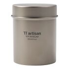 Boîte de rangement alimentaire portable en titane 280 ml pour grain de café et thé