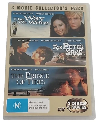 The Way We Were For Pete's Sake The Prince Of Tides DVD R4 PAL NEW & SEALED - image 1 of 4