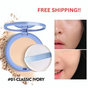 SACE LADY Silk Soft Mist Powder Cake Natural nude makeup Long-lasting Waterproof - Picture 1 of 7