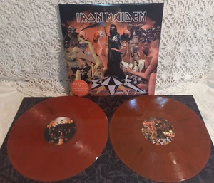 Iron Maiden Dance Of Death 2 x Lp HEAVY METAL Limited Edition Red / Maroon 2016 - Foto 1 di 13