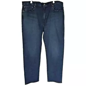 Levis 502 jeans mens W42 L32 Premium Dark Indigo big tall - Picture 1 of 17
