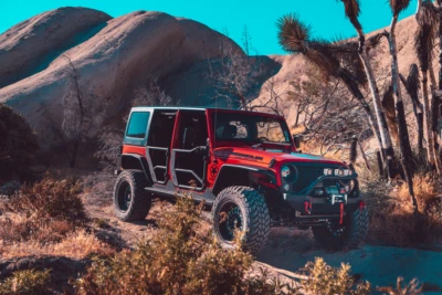 Body Armor 07-18 Fits Jeep Wrangler JK Front Pair & Mirror Set For Trail Doors - Image 1 of 4