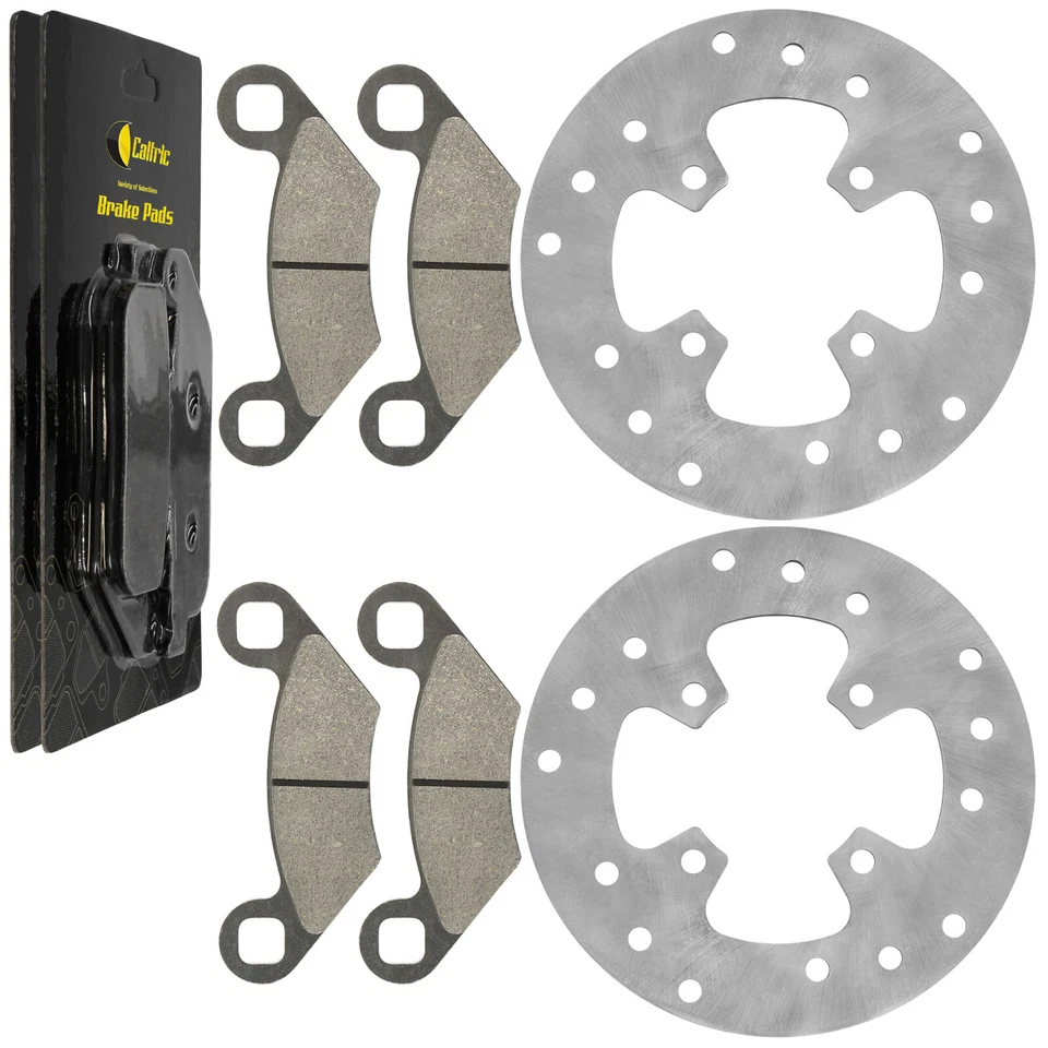 Передний левый и правый тормозной дисковый ротор с колодками для Polaris Predator 500 2003-2007 - Изображение 1 из 4