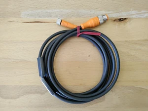 Keyence OP-85509 Relay Connector Cable with M8 on one end and M12 on the other. - Picture 1 of 3