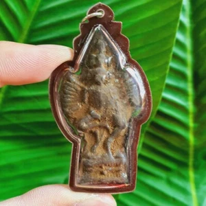 Hevajra God Khmer Ancient Bronze Waterproof Pendant Talisman Thai Buddha Amulet - Picture 1 of 2