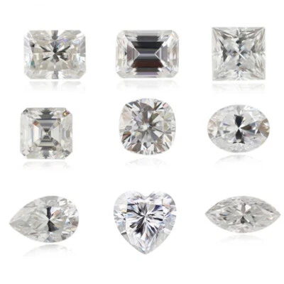 0.5-5CT D Color Loose Moissanite Real Gem Stone With GRA Certificate Wholesale - Image 1 of 4