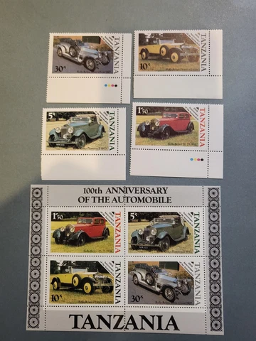 Stamps Tanzania Scott #263-6 nh Cover