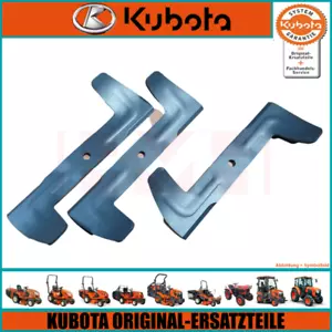 KUBOTA Juego de cuchillos Kit de cuchillos 122 cm - G18/G21/GR2100/GR2120 3x Medidor de alto rendimiento - Imagen 1 de 3