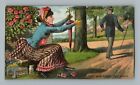 Lepage's Fish Glue Lady Bench Pages Killey Wadleigh Machester Vintage Trade Card